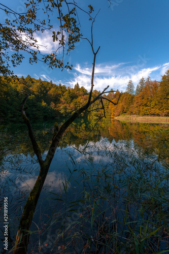 Inside the Plitvice national park in Croatia