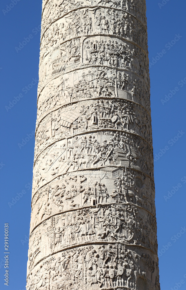 Details of Trajan's Column, Rome - Italy