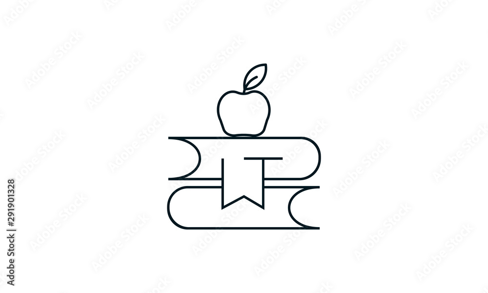 Back-to-school icon for academic-related themes Back-to-school icon for academic-related themes