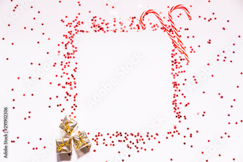 Wallpaper Mural Christmas background isolated in white with copy space Torontodigital.ca