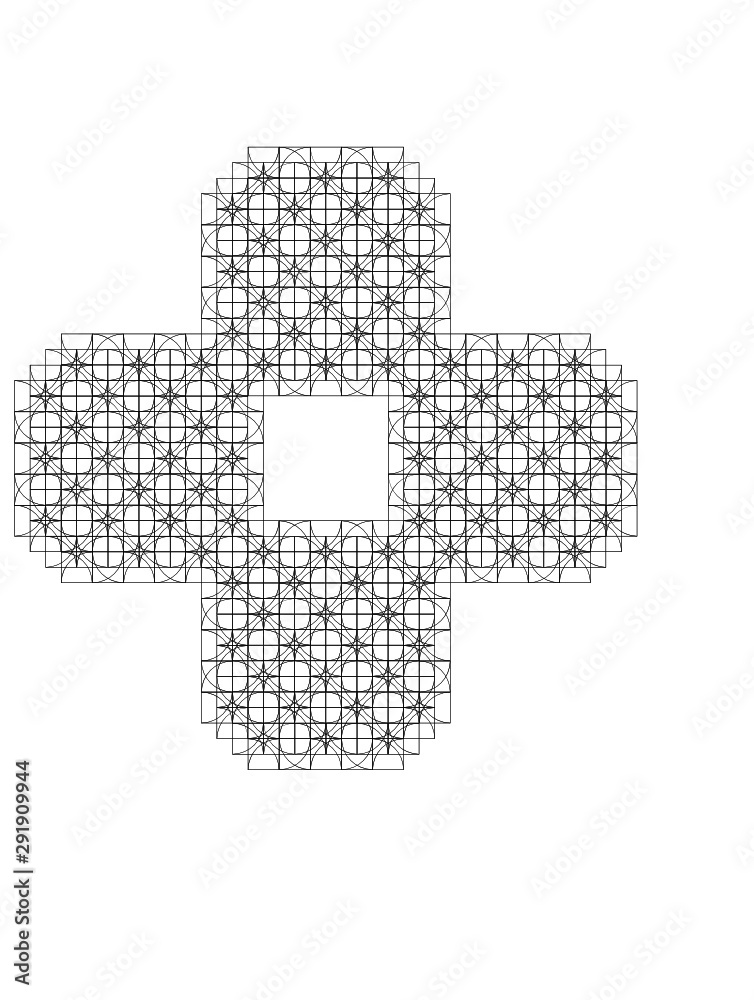 Obraz premium Image of abstract geometric Pattern