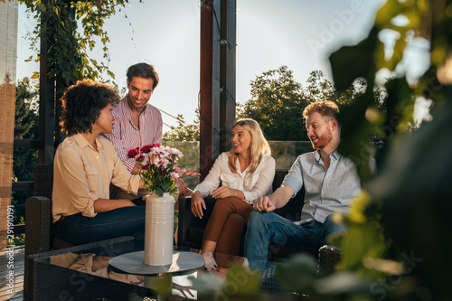The happiest of days are spent with friends