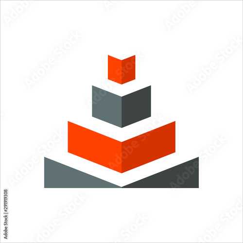 Billede på lærred Babel Vector logo