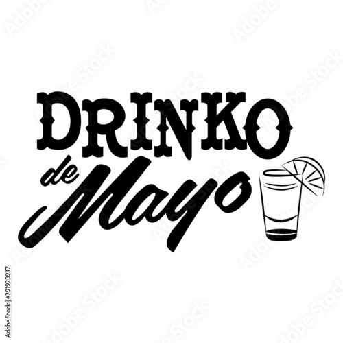 Drinko de mayo mexico theme design - VECTOR