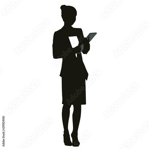 Businesswoman Silhouette