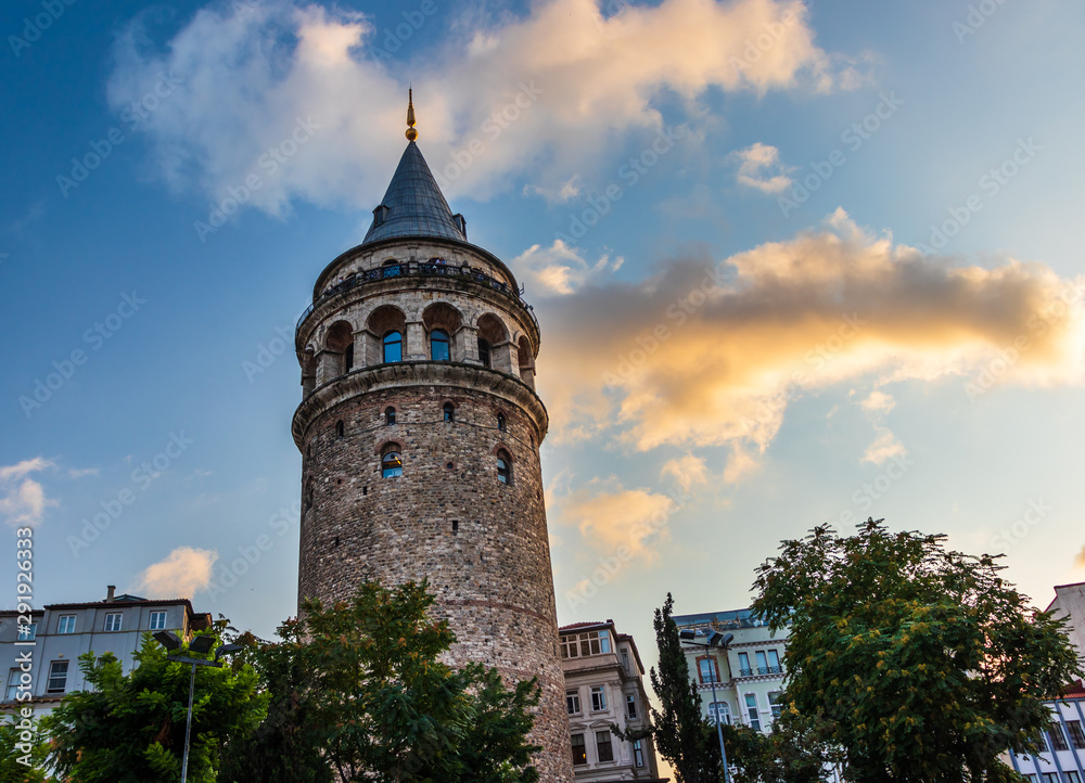 Istanbul, Turkey; The Galata Tower (Galata Kulesi in Turkish) — called Christea Turris (the Tower of Christ in Latin) 