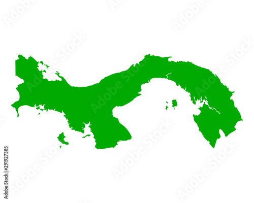 Karte von Panama