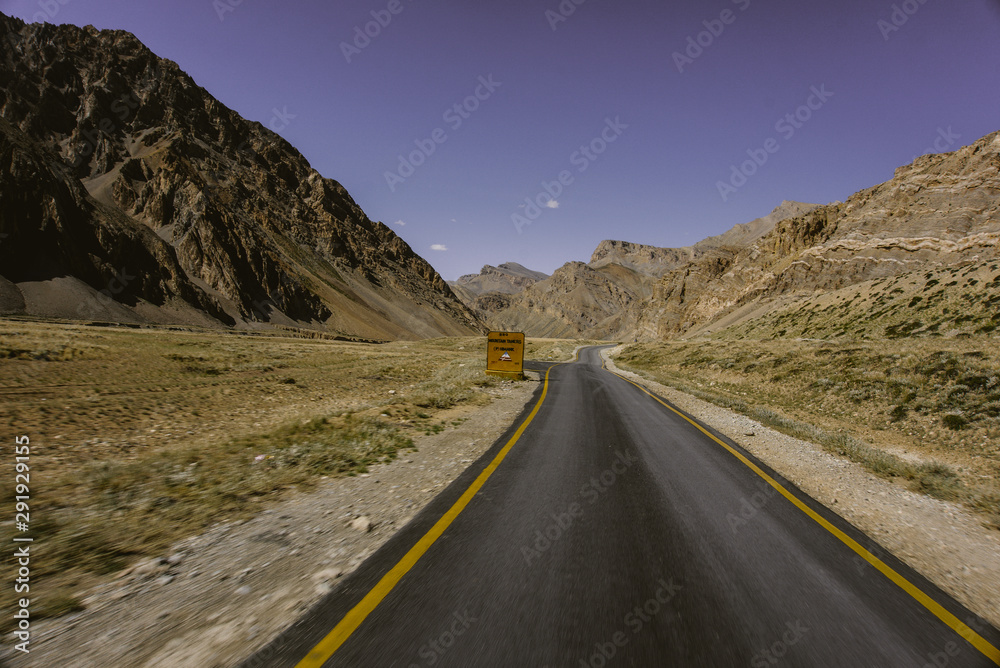 Leh- manali Highway near sarchu, Ladakh, India