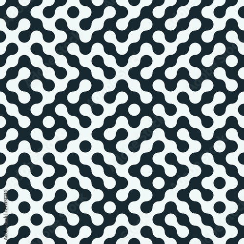 Truchet Random Pattern Generative Tile Art background illustration