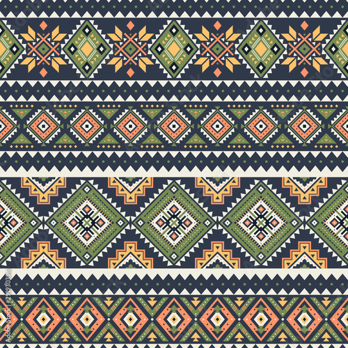 Tribal geometric seamless pattern.
