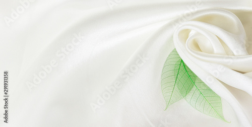 White background with drape...