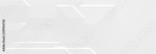 White Abstract Background With Copy Space (3D Illustration)