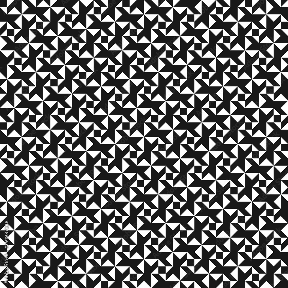 Seamless abstract geometric pattern with kaleidoscope elements Seamless abstract geometric pattern with kaleidoscope elements