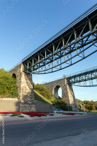 Railway viaduct in Biatorbagy, Hungary photo