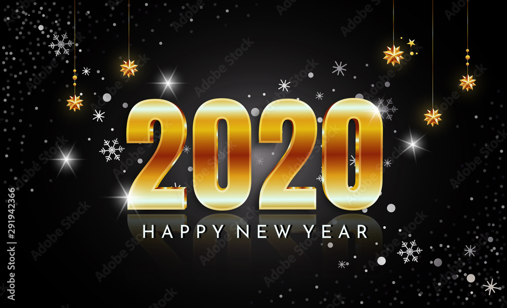 New Year Cretaive Background 2020. Vector illustration New Year Cretaive Background 2020. Vector illustration