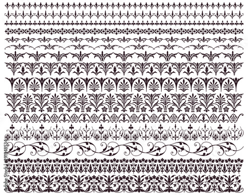 vintage border set