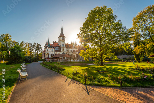 Chateau Lesna in Zoo Zlin, Vsetin district, Moravia, Czech Republic photo