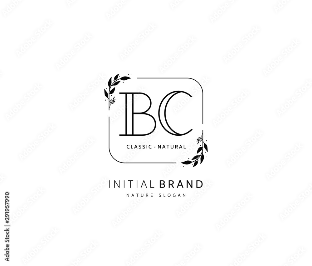 B C BC Beauty vector initial logo, handwriting logo of initial signature, wedding, fashion, jewerly, boutique, floral and botanical with creative template for any company or business. B C BC Beauty vector initial logo, handwriting logo of initial signature, wedding, fashion, jewerly, boutique, floral and botanical with creative template for any company or business.
