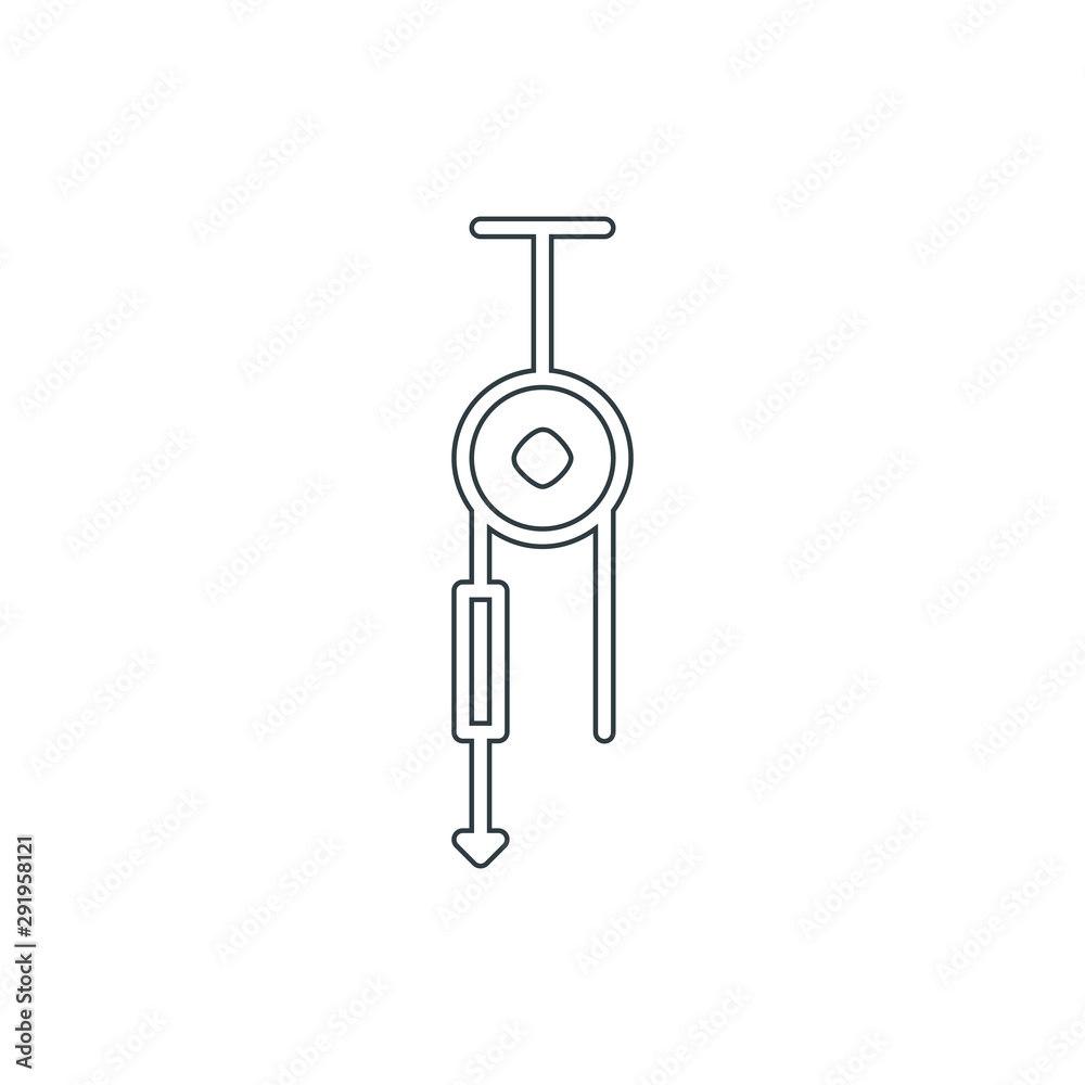 Pulley icon. Physics science symbol Pulley icon. Physics science symbol