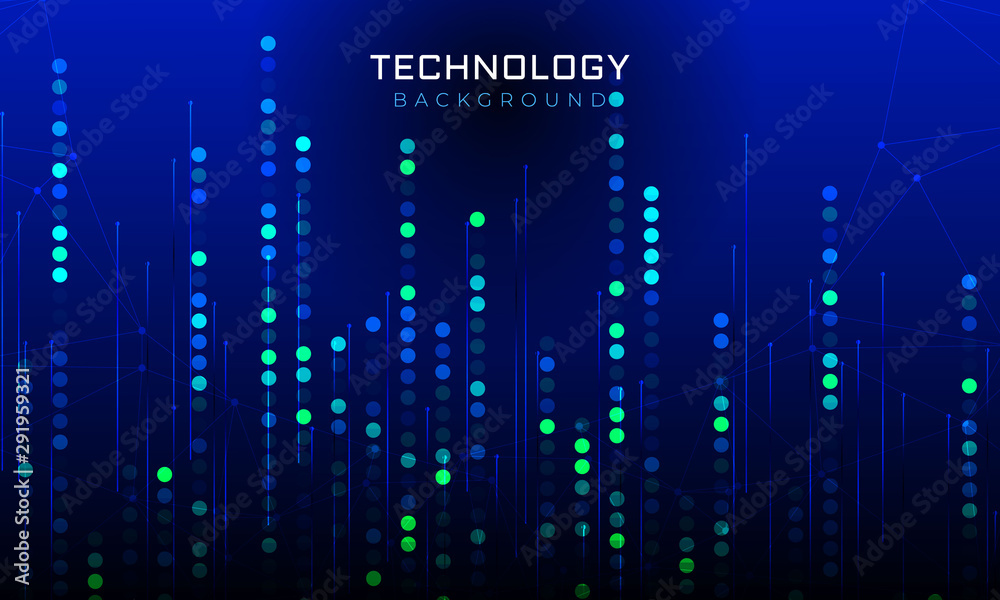 Blue Technology Background