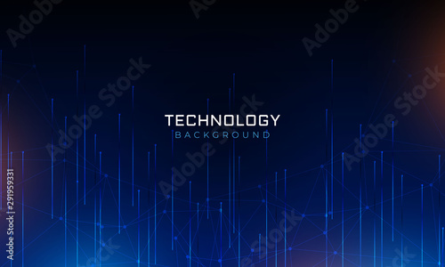 Blue Technology Background