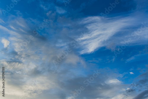 blue sky with white clouds © ruckyletsrock