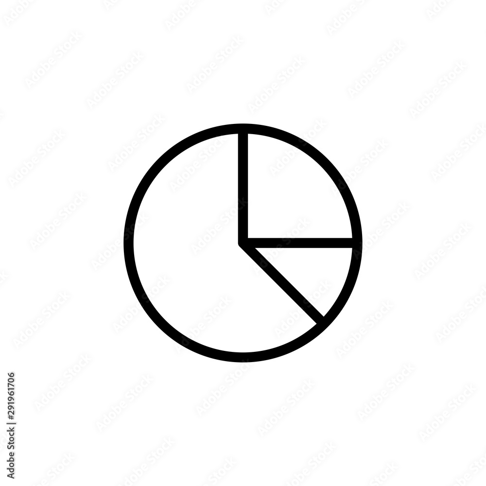 Finance pie icon. Presentation symbol Finance pie icon. Presentation symbol