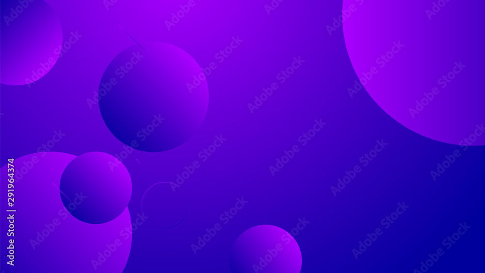 Abstract violet background design. Geometric circles and light effect Abstract violet background design. Geometric circles and light effect