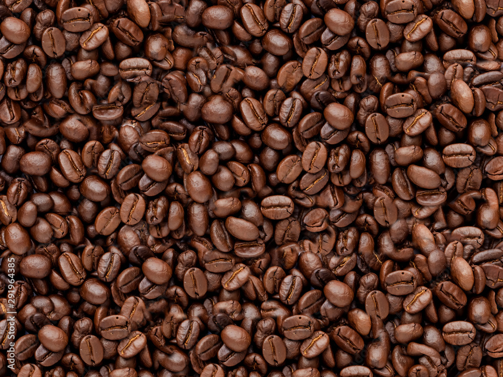 Coffee beans. Isolated on a white background. Coffee beans. Isolated on a white background.