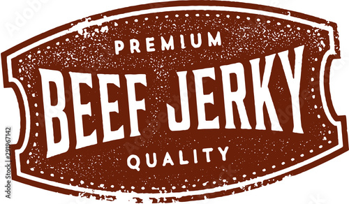 Vintage Style Beef Jerky Sign