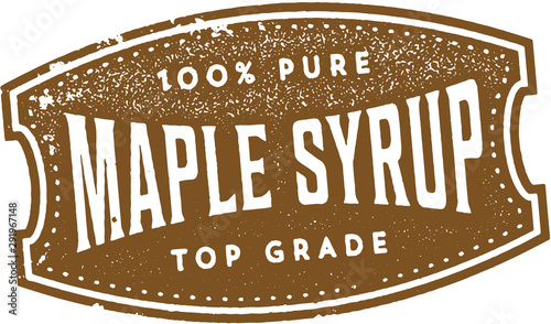 Vintage Pure Maple Syrup Sign