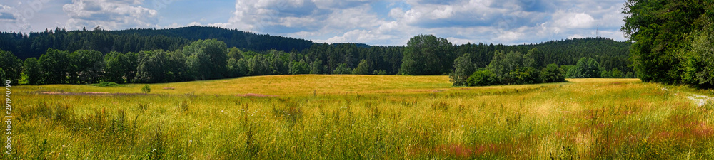 Landscape in Czech republic, Europe in summer time.
