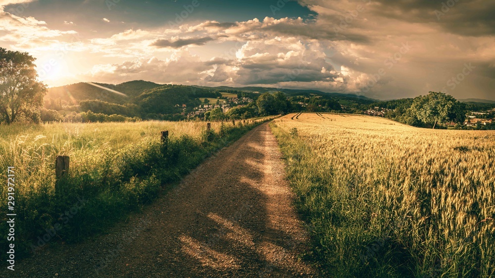 Obraz premium Szlak turystyczny