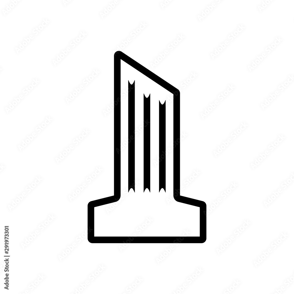 Business center icon. Build symbol Business center icon. Build symbol