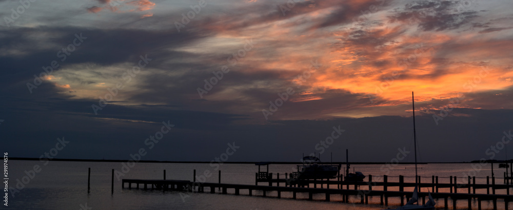 Sunset over Outer Banks Pier