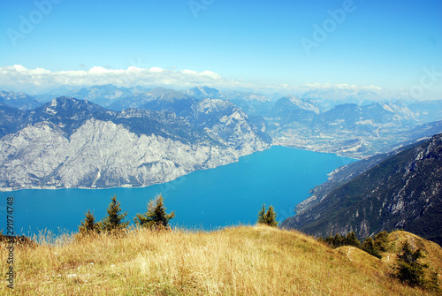 Berg Monte Baldo am Gardasee in Norditalien