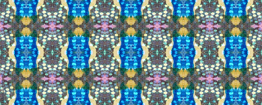 Ikat Seamless Pattern. Ikat Seamless Pattern.