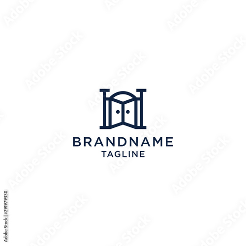 Gate Logo Design Template Vector