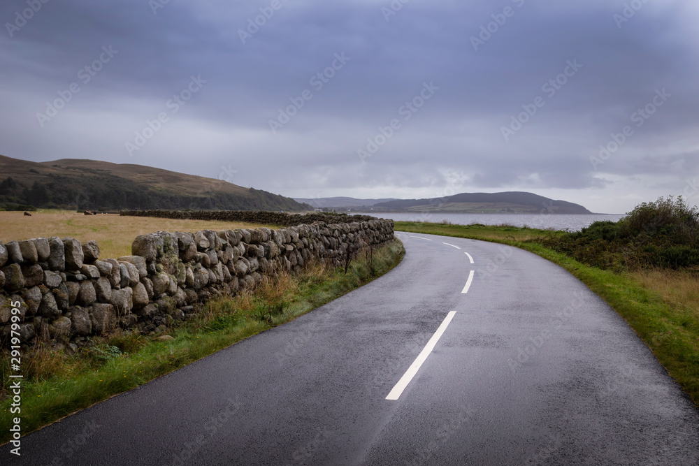 road in the scottish highland
