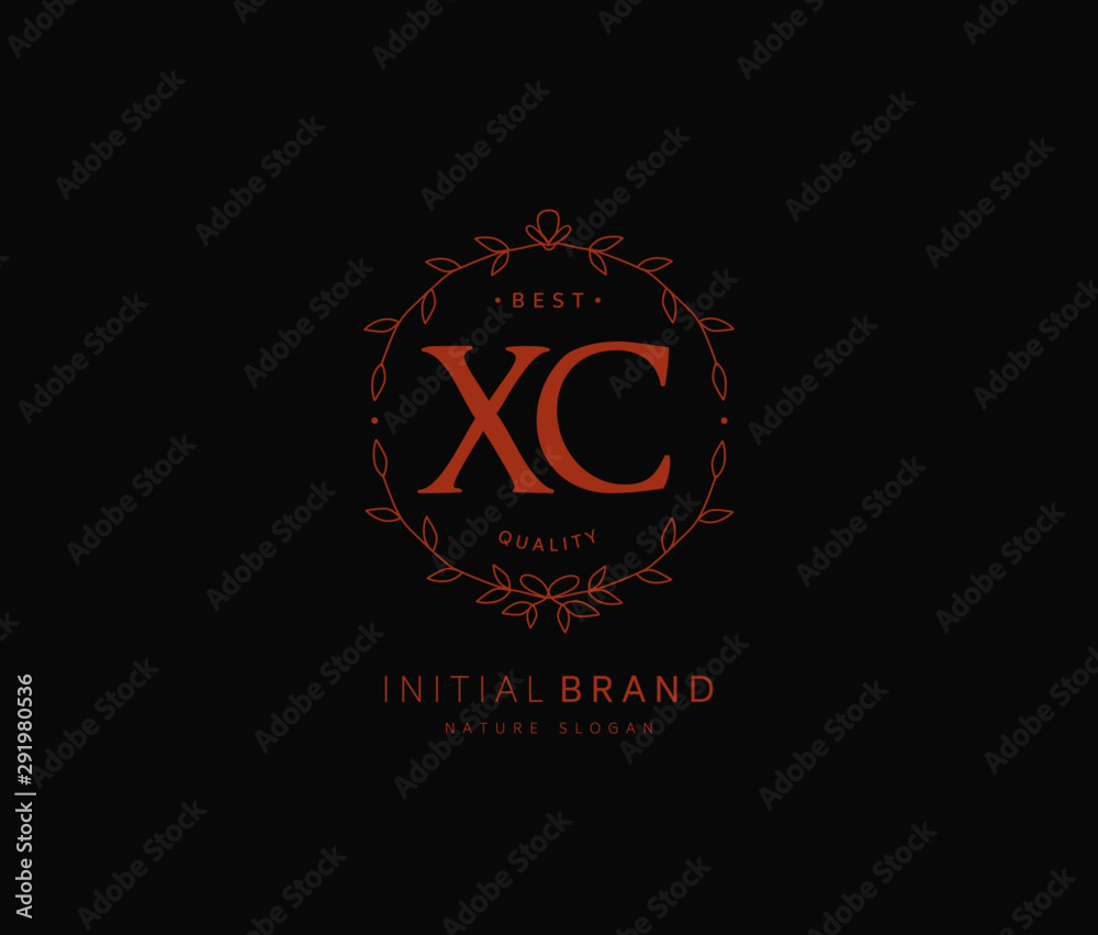 X C XC Beauty vector initial logo, handwriting logo of initial signature, wedding, fashion, jewerly, boutique, floral and botanical with creative template for any company or business. X C XC Beauty vector initial logo, handwriting logo of initial signature, wedding, fashion, jewerly, boutique, floral and botanical with creative template for any company or business.