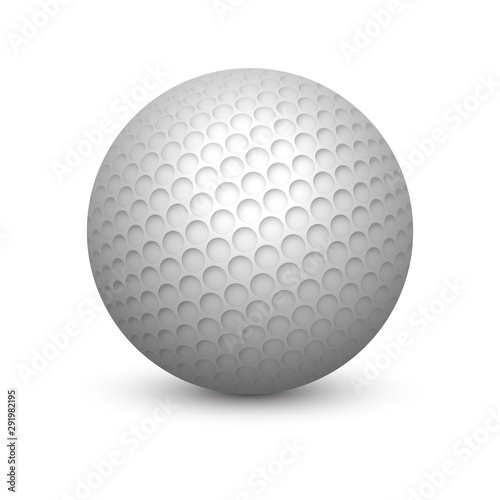 Textured golf ball with shadow or shade