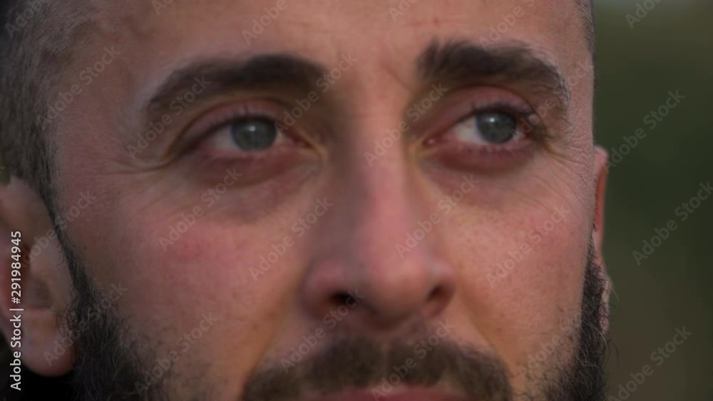 man with blue eyes looking at the horizon man with blue eyes looking at the horizon