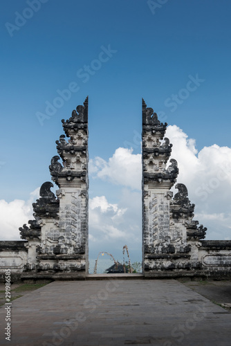 Temple Ancient gates of heaven,Lempuyang Luhur temple in Bali, Indonesia