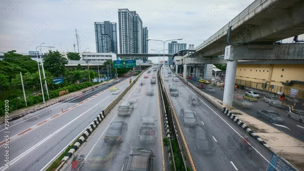 time lapse view of traffic in city time lapse view of traffic in city