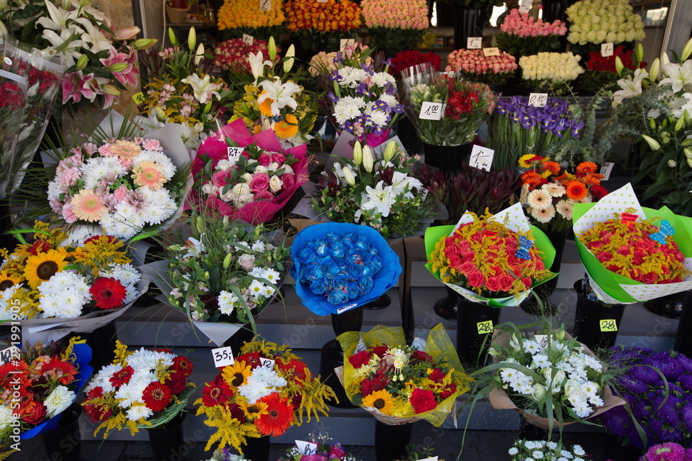 Blumenmarkt in Tallin in Estland