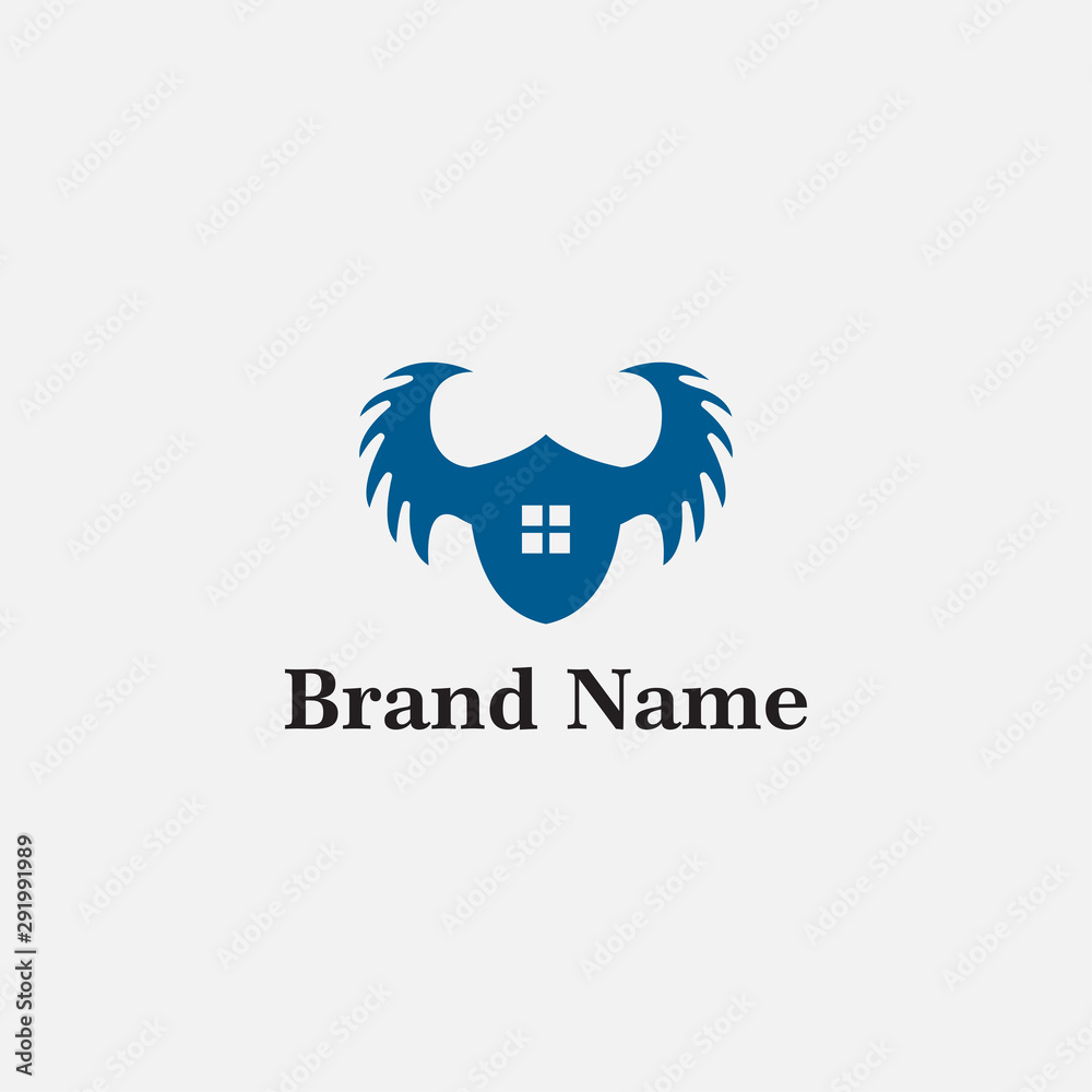 home shield logo vector template home shield logo vector template
