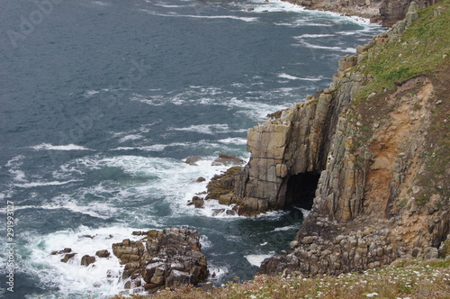 Coastal cliffs at Lands end