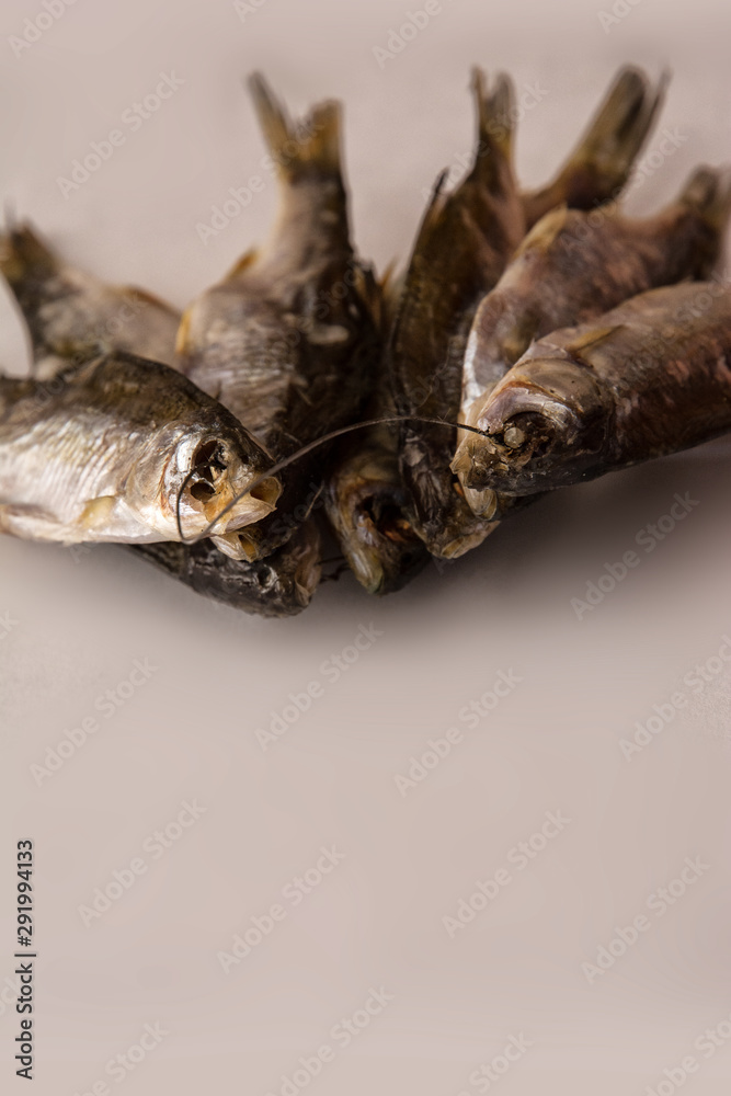 Fototapeta premium fish, food, seafood, isolated, fresh, white, raw, animal, dried, prepared, smoked, sea, fishing, meal, dry, healthy, market, trout, grilled, gourmet, mackerel, nature, salted, dish, dinner