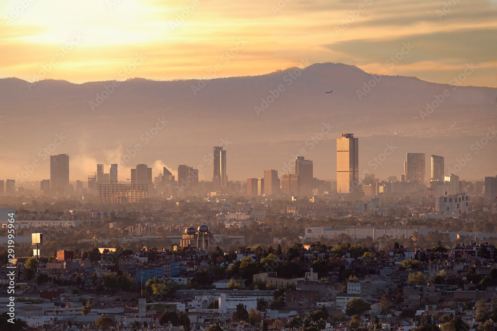 Mexico City at dawn