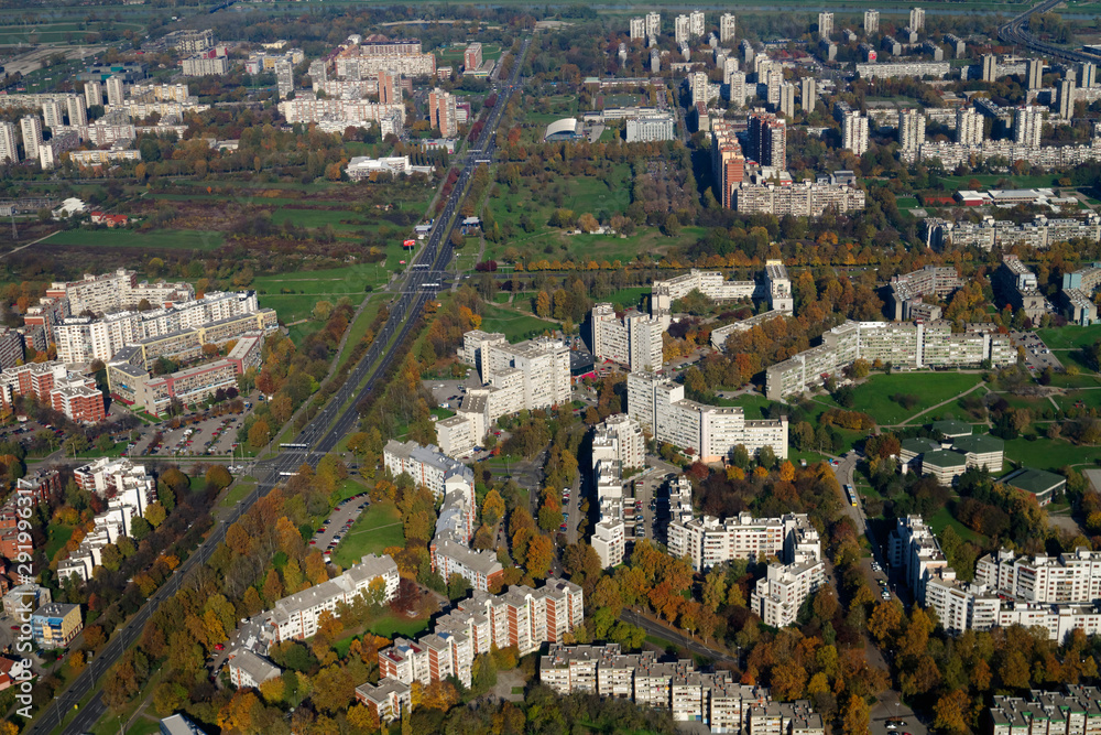 Aerial photo of Zagreb, Croatia